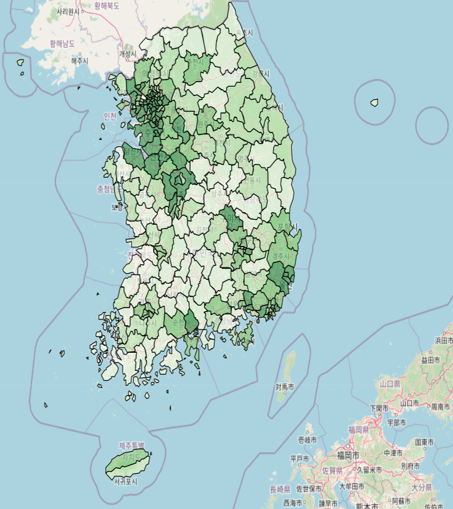 1인당보험료지도